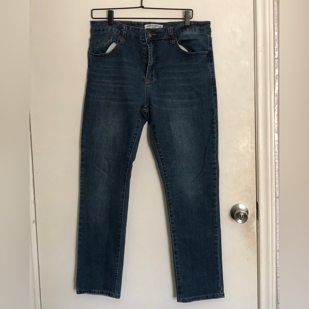 Indigo blue jeans
